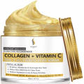 Mascarilla facial de arcilla dorada con colágeno + vitamina C Mascarilla antiacné para espinillas